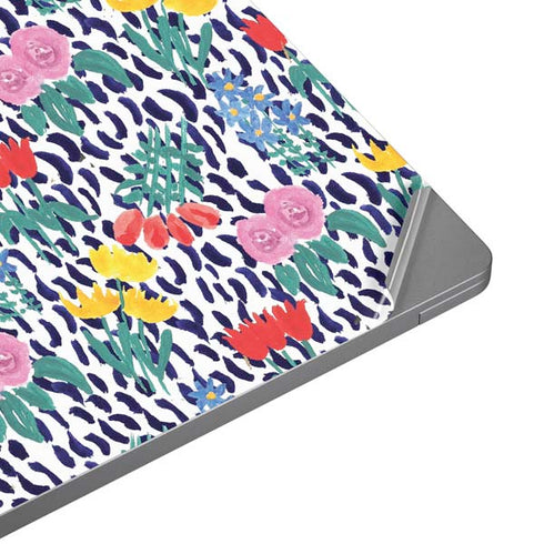 Bouffants and Broken Hearts Bouquets Print Laptop Skins